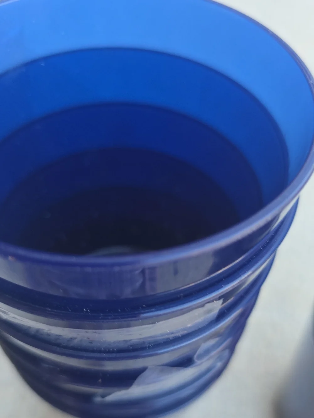 Set of 8 Blue Durable Drinking Tumblers